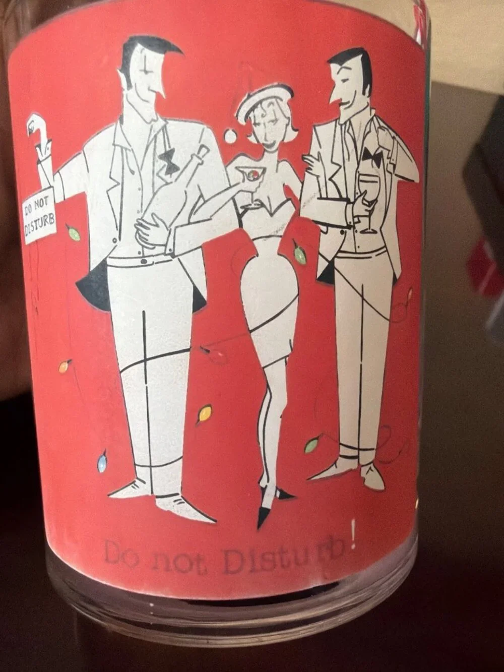 Mud Pie Mildly Inappropriate Christmas Bar Glasses Set of 3 Holiday Cocktail